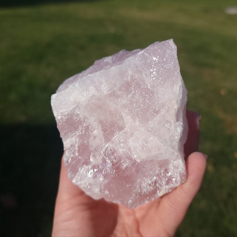 Raw Rose Quartz Crystal